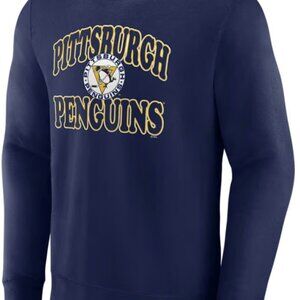 Men's Navy Vintage Pittsburgh Penguins Sweatshirt